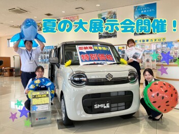 スペーシアおすすめです！！！スズキ夏の大展示会開催！！！